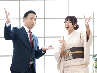 青木（男性）と杉野（女性）が担当します！