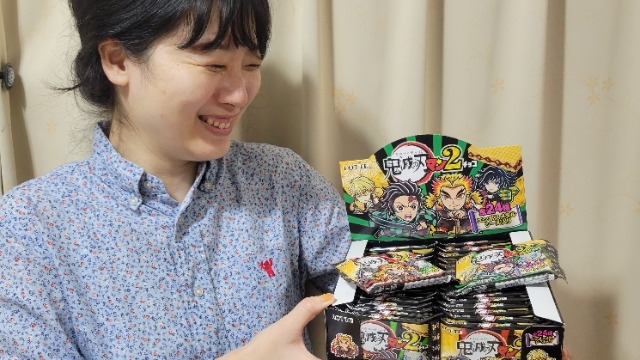 鬼滅の刃チョコを箱買いしました