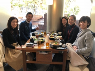 管理部新年会ランチ♪