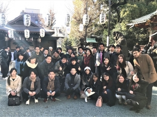 仕事始めは初詣から(^^