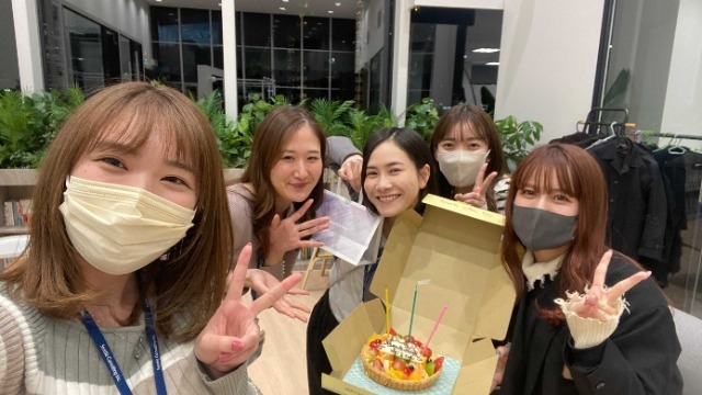 お誕生日をしていただきました！