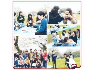 エイムのお花見