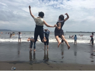 金メダルのジャンプ