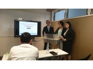 本日の新入社員。