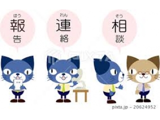 報告・連絡・相談 ホウレンソウ