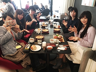 ドラマのロケ地で女子会ランチ