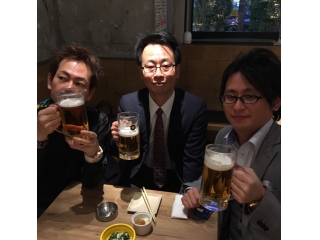 創業メンバー３名だけで久しぶりに