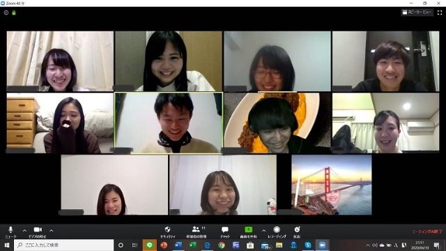 新入社員！Zoom同期会