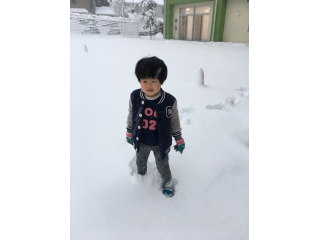 真っ白な雪景色にワクワクが止まりません！