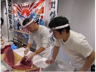 歓迎会｜毎年恒例《まぐろの解体ショー》開催しました♪