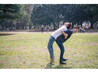 公園で写真撮影♪