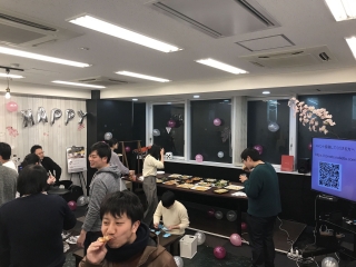 19年新卒企画のお花見会