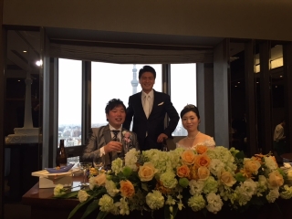 結婚式！！(*＾▽＾*）