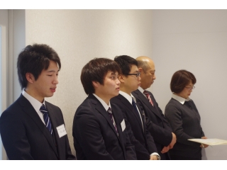 入社式！！