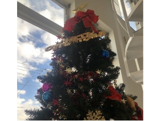気が早いクリスマスツリー