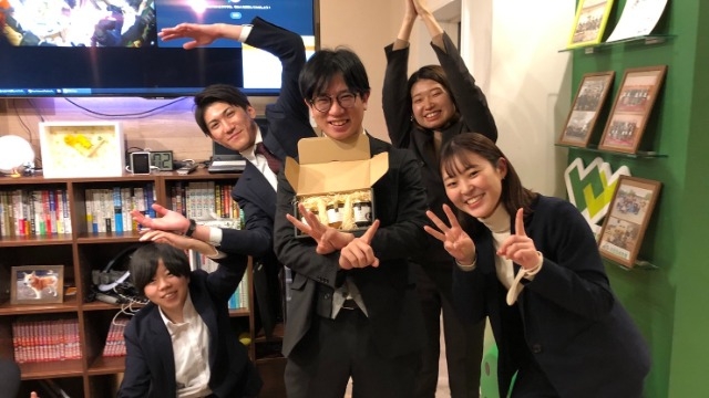 入社8年目営業メンバーのYさんお誕生日おめでとうございます！！