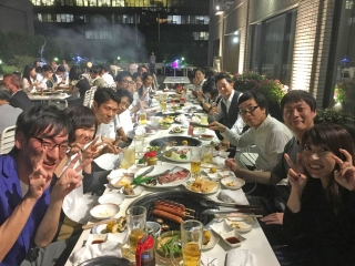 ＢＢＱビアガーデン！！ｶﾝﾊﾟ━(*´ω｀)o∪∪o(´ω｀*)━ｲ