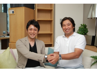 元千葉ロッテマリーンズ里崎智也さん × 弊社代表野村慧一朗