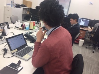 営業同士の雰囲気