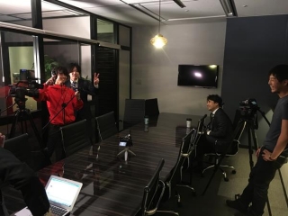 今日は動画の撮影がありました！