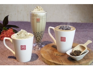 タピオカほうじ茶ミルク♡