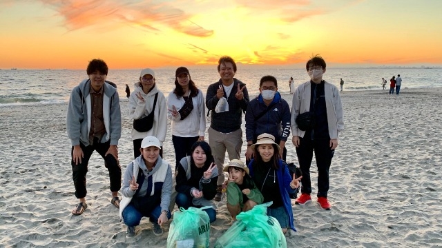 「GBSのオフィスがある千葉県の海をきれいにしよう！」ビーチクリーン＠稲毛海岸