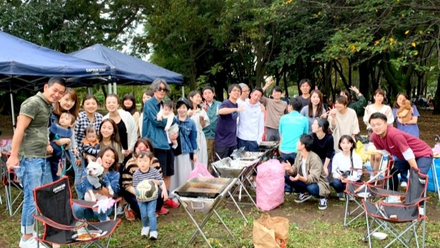 食欲の秋！秋晴れの自然の下でBBQ大会