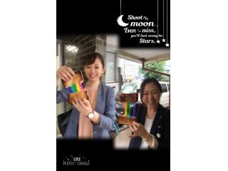 話題のレインボーチーズサンド！？