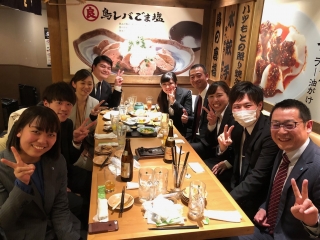 【社長も参加！ご褒美食事会♪】