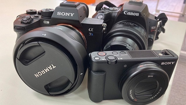 カメラなんて、ほとんど触ったことなかったの♪