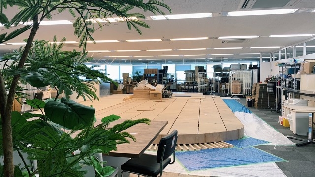 ただいまオフィス改装中！