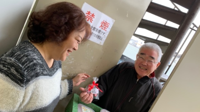 バレンタインデー❣️業者さんにチョコプレゼント❣️