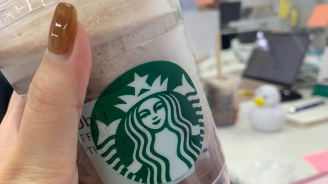 【佐々木、有言実行～スタバ飲めました！～】