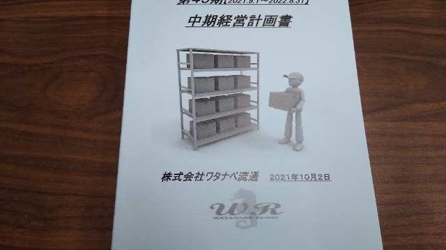 中期経営計画書を作成しました