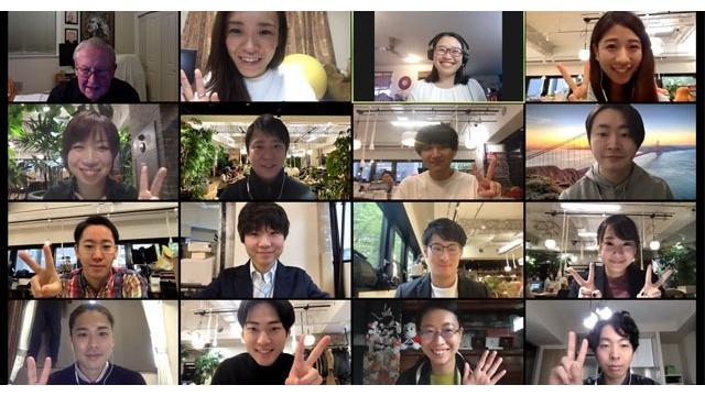 伝説のコンサルと呼ばれているロイスが、日本デザインの社員と内定者リーダーたちに特別セミナーを開催！