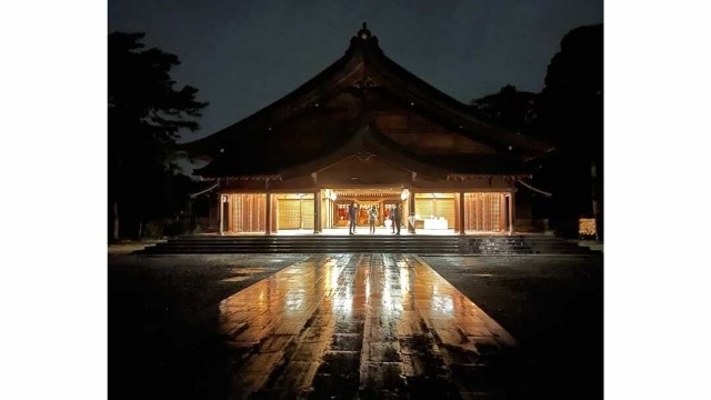 朝の神社で11期スタート！