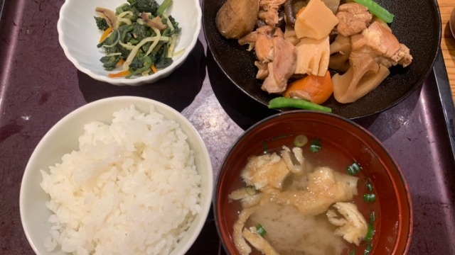 あったか〜い定食！