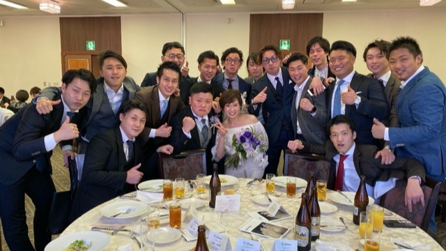 ♢歴代OBが集う結婚式♢