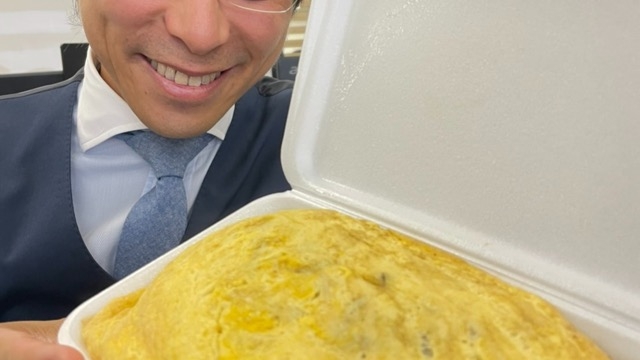 ♢大盛オムライスがお昼ご飯♢本部長早川邦明