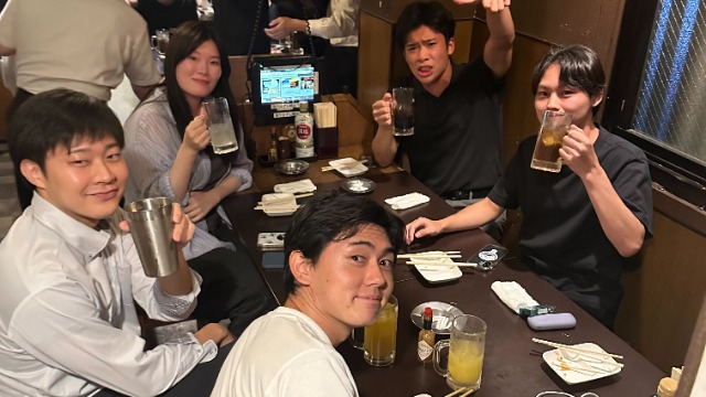 🎉26卒インターン生集まれ!飲み会やりました🍻✨