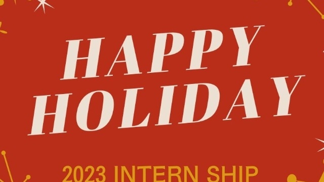 【告知】インターンシップ【HAPPY HOLIDAY】