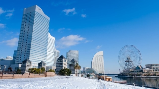 横浜雪景色☆