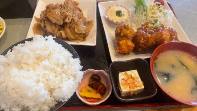 チキン南蛮&生姜焼き定食！
