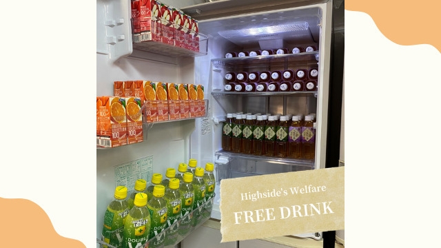 【福利厚生】フリードリンク制度