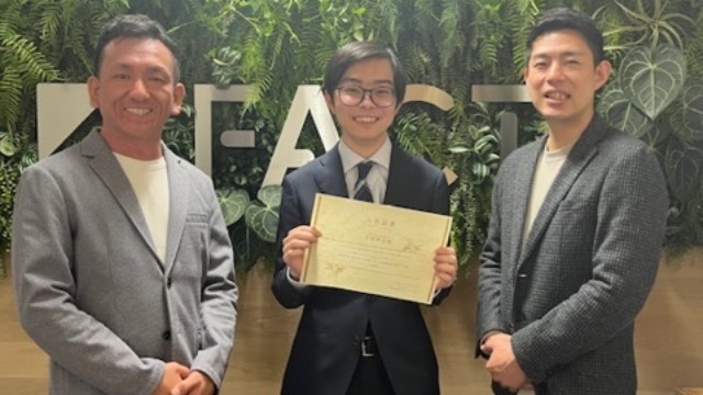 初の新卒生入社！！