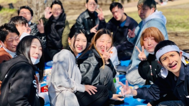 お花見サイコー