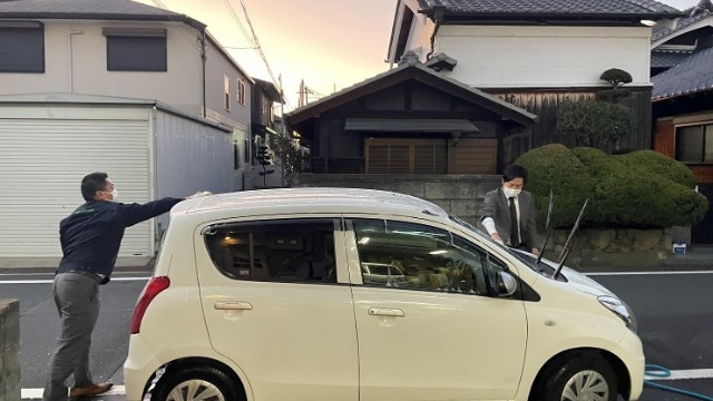 寒洗車