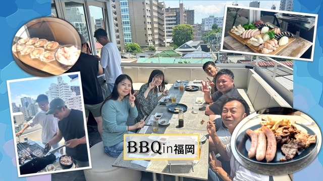 《福岡》テラス席での豪華BBQ