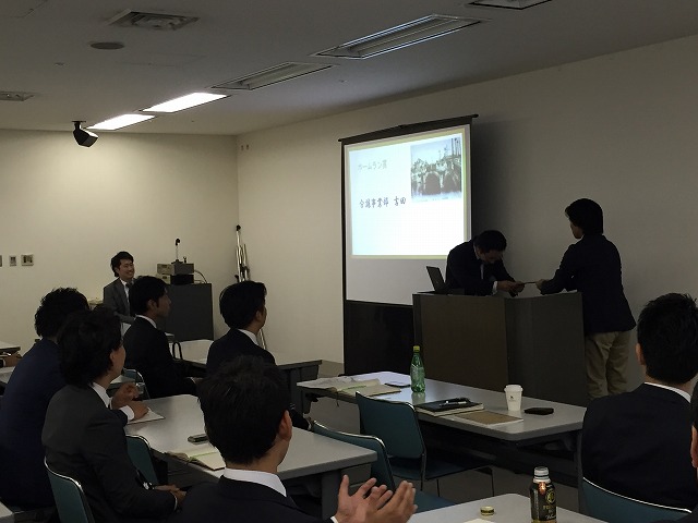 月に一度の全体朝礼！