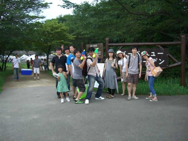 7月にBBQがあります